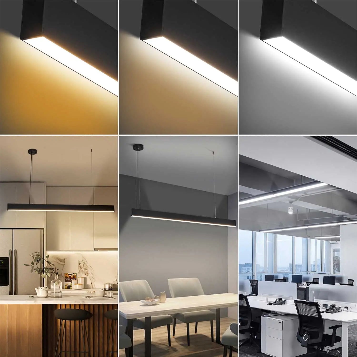 4FT LED Office Lamps 4 Pack