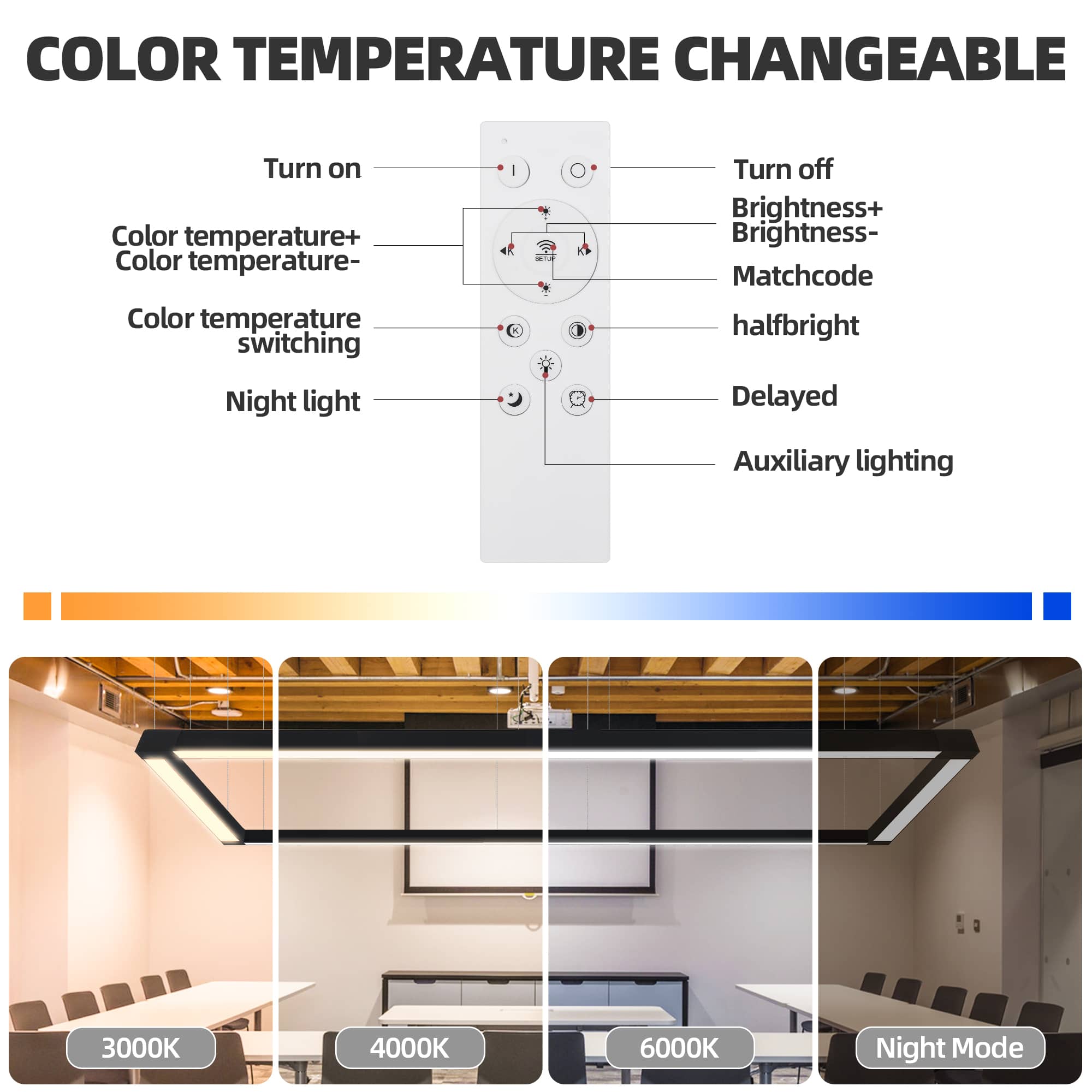 LED Linear Lights Rectangular Set